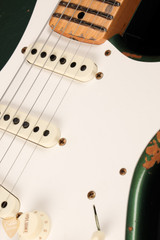 2024 - Fender Custom Shop Limited Edition 56 Stratocaster Heavy Relic - Aged Sherwood Green Metallic #CZ579250