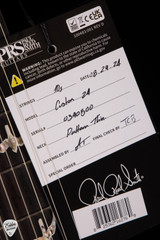 Paul Reed Smith Custom 24 Antique White Electric Guitar