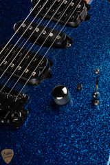 Suhr Eddie's Guitars Exclusive Roasted Modern Electric Guitar in Blue Sparkle