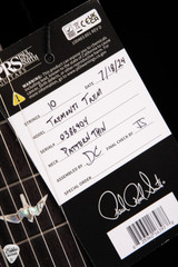 Paul Reed Smith Mark Tremonti Electric Guitar in Charcoal Contour Burst