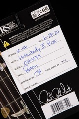 Paul Reed Smith Hollowbody II Piezo Charcoal Burst Electric Guitar