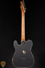 Fender Custom Shop Limited Edition HS Telecaster Custom Relic Electric Guitar in Aged Charcoal Frost Metallic