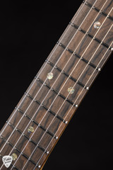 Suhr Modern Burl Maple Electric Guitar in Faded Trans Green Burst