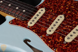Fender Limited Edition American Professional II Stratocaster Thinline - Transparent Daphne Blue
