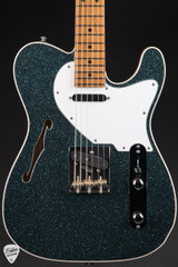 Suhr Eddie’s Guitars Exclusive Custom Classic T Roasted – Aqua Sparkle Electric Guitar