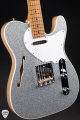 Suhr Eddie’s Guitars Exclusive Custom Classic T Roasted – Silver Sparkle Electric Guitar