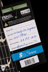 Paul Reed Smith Eddie’s Guitars Wood Library S2 McCarty Singlecut 594 Quilt Top/Ebony FB – Livingston Lemondrop Electric Guitar