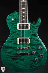 Paul Reed Smith Eddie’s Guitars Wood Library S2 McCarty Singlecut 594 Quilt Top/Ebony FB Turquoise Electric Guitar