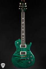 Paul Reed Smith Eddie’s Guitars Wood Library S2 McCarty Singlecut 594 Quilt Top/Ebony FB Turquoise Electric Guitar