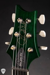 Paul Reed Smith Eddie’s Guitars Wood Library S2 McCarty Singlecut 594 Quilt Top/Ebony FB Turquoise Electric Guitar