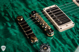 Paul Reed Smith Eddie’s Guitars Wood Library S2 McCarty Singlecut 594 Quilt Top/Ebony FB Turquoise Electric Guitar