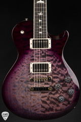 Paul Reed Smith Eddie’s Guitars Wood Library S2 McCarty Singlecut 594 Quilt Top/Ebony FB Faded Gray Black Purple Burst Electric Guitar