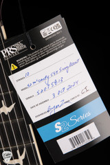 Paul Reed Smith Eddie’s Guitars Wood Library S2 McCarty Singlecut 594 Quilt Top/Ebony FB Faded Gray Black Purple Burst Electric Guitar