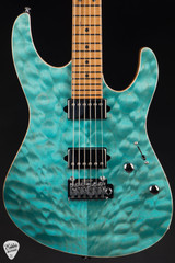 Suhr Modern Quilt Roasted Electric Guitar in Bahama Blue
