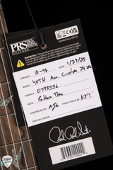 Paul Reed Smith 40th Anniversary Custom 24 Limited Edition Subzero Smokeburst Electric Guitar