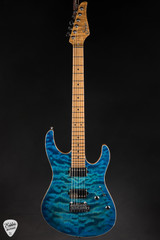 Suhr Modern Roasted Electric Guitar in Aqua Blue Burst