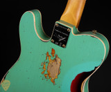 2024 - Fender Custom Shop LTD 1965 Telecaster Custom Heavy Relic - Aged Ocean Turquoise over 3-Color Sunburst