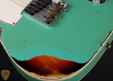 2024 - Fender Custom Shop LTD 1965 Telecaster Custom Heavy Relic - Aged Ocean Turquoise over 3-Color Sunburst