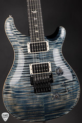 Paul Reed Smith Custom 24 Floyd Electric Guitar in Faded Whale Blue