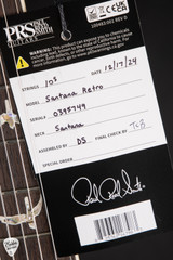 Paul Reed Smith Santana Retro Electric Guitar in Charcoal