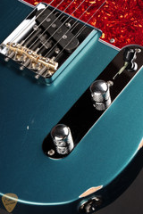 2024 - Suhr Eddie's Guitars Exclusive Roasted Classic T Antique - Ocean Turquoise Metallic