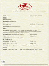 G&L Custom Shop Espada Electric Guitar in Champagne Flake