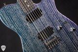 Tom Anderson Pro Am T Electric Guitar in Mystichrome with Silver Dog Hair