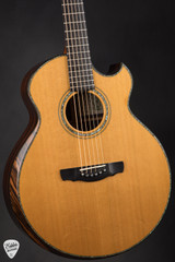 Kevin Ryan Cathedral Grand Fingerstyle Acoustic Guitar in Western Red Cedar & Cocobolo