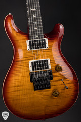 Paul Reed Smith Custom 24 Floyd Electric Guitar in Dark Cherry Sunburst