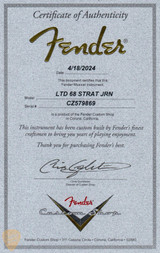 Fender Custom Shop Limited Edition 1968 Stratocaster Journeyman - Aged Charcoal Frost Metallic