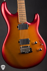 Ernie Ball Music Man Luke 4 HH Electric Guitar in Fireball