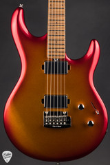 Ernie Ball Music Man Luke 4 HH Electric Guitar in Fireball
