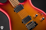 Ernie Ball Music Man Luke 4 HH Electric Guitar in Fireball