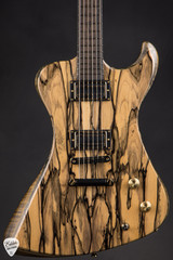 Dunable R2 – Pale Moon Ebony & Flamed Swamp Ash Electric Guitar in Charcoal Satin Natural