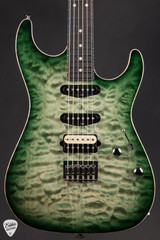 Suhr Standard Roasted - Faded Trans Green Burst