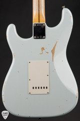 2018 – Fender Custom Shop Wildwood 10 ’55 Stratocaster Relic Electric Guitar in Faded Sonic Blue