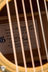 Gallagher G-50 60th Anniversary Acoustic Guitar with Sitka Spruce & Mahogany #4 of 20