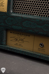 Magnatone Limited Edition 100 Watt Slash Signature guitar Head amplifier in Green Anaconda number 27 of 100