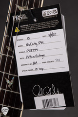 Paul Reed Smith McCarty 594 electric guitar in  Yellow Tiger