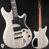 Tom Anderson Wolfhound Mutt Electric Guitar in White with Black Dog Hair