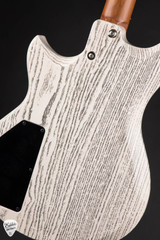 Tom Anderson Wolfhound Mutt Electric Guitar in White with Black Dog Hair