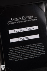 Gibson Custom Shop Les Paul Custom electric guitar in Alpine White