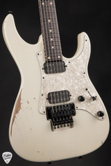 Tom Anderson Guardian Angel Player In-Distress Electric Guitar in Olympic White