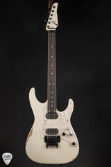 Tom Anderson Guardian Angel Player In-Distress Electric Guitar in Olympic White