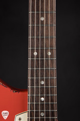Novo Serus T Electric Guitar in Fiesta Red over ’64 3-Tone Burst