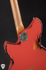 Novo Serus T Electric Guitar in Fiesta Red over ’64 3-Tone Burst