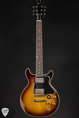 2022 – Gibson Custom Shop Murphy Lab Les Paul Special Double Cut Figured Top Ultra Heavy Aged Electric Guitar in Bourbon Burst