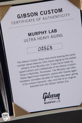 2022 – Gibson Custom Shop Murphy Lab Les Paul Special Double Cut Figured Top Ultra Heavy Aged Electric Guitar in Bourbon Burst