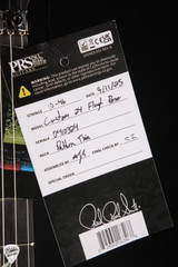Paul Reed Smith Custom 24 Floyd Electric Guitar in Cobalt Smokeburst