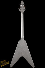 Gibson Custom Shop Made 2 Measure Flying V Custom Gloss Electric Guitar in Silver Sparkle 7.1 #CS400958